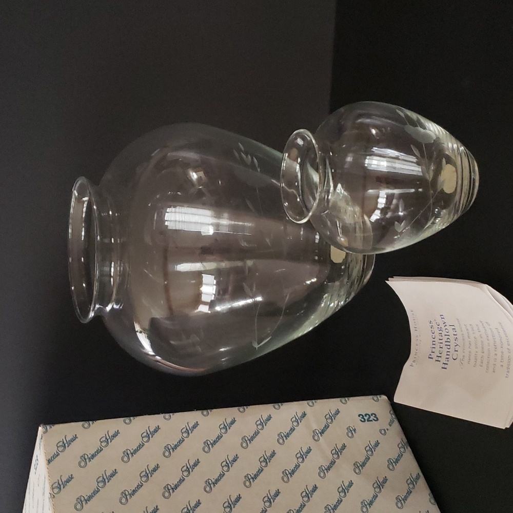 Princess House Crystal Vases Heritage